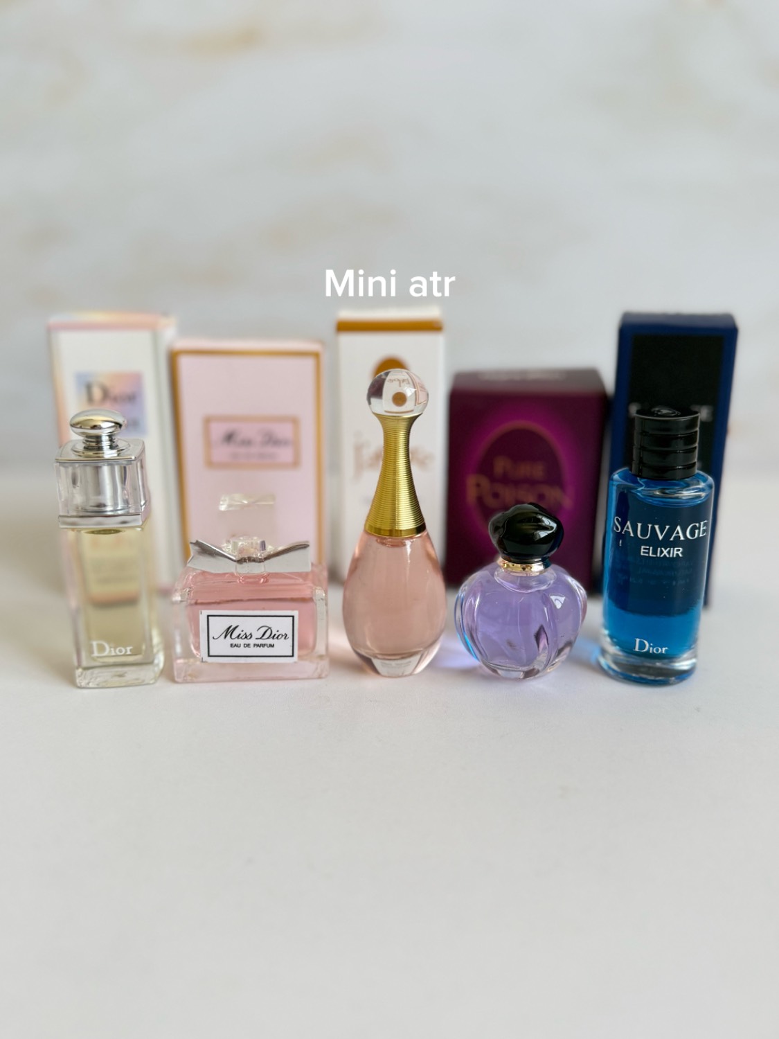 پک عطر مینیاتوری دیور زنانه و مردانه - Image 2