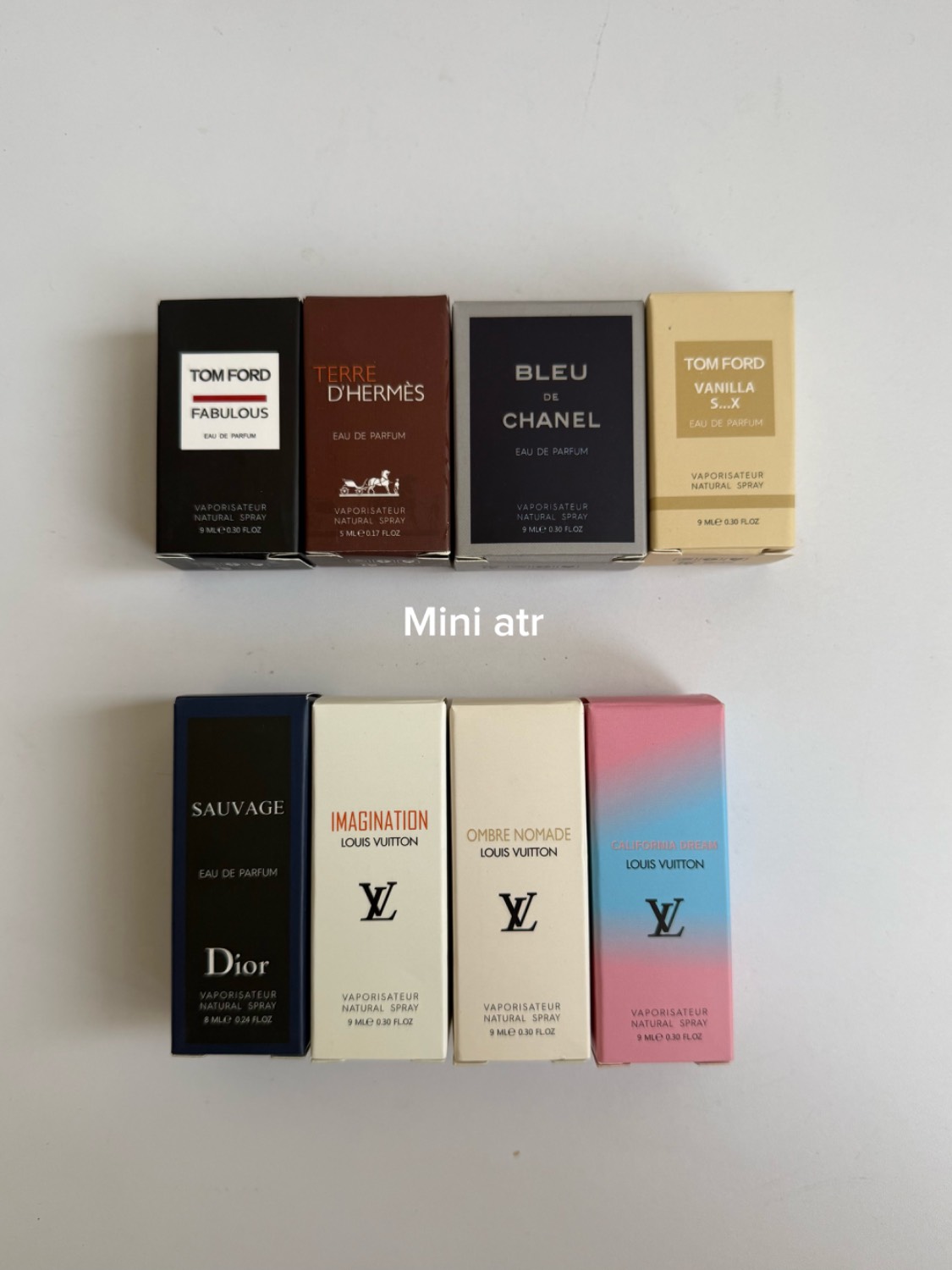 پک عطر مینیاتوری 8 عددی مردانه - Image 2